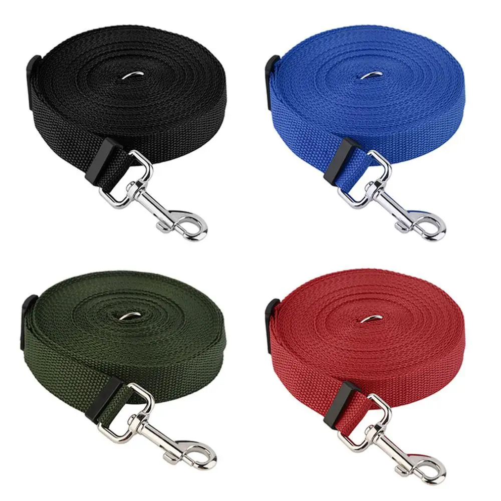 Long 10m Dog Pet Puppy Traction Rope Training Neck Strap Nylon Lead Leash Walk Hiking Training Safe Pet neck strap dog leashes