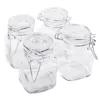 Linlang hot welcomed glass products glass spice jar with clamp lid
