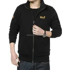 High Quality Wholesaleplain black jacket Blend Jacket Custom Logo Embroidery Bulk Jacket