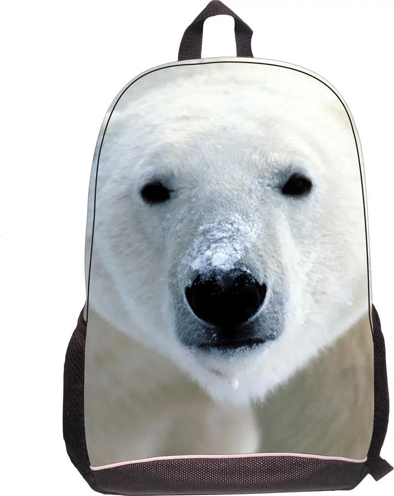Lady Cute Canvas Women's Panda Backpack School Book Campus Backpack Panda Bag Fashionable Book Bags With Kongfu Panda