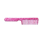 Xinlinda brand factory supply best price water print plastic designer hair comb