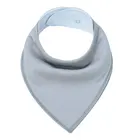 Wholesale Waterproof Baby Organic Cotton Plain Baby Bandana Drool Bibs