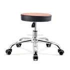 New Red PU Wheels Bar Chair/Bar Stools/Barstools