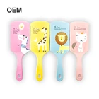 Promotion custom anti-static styling hair comb, plastic hair comb