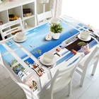 Table Cover Fancy Newest Design Paper Pool Wedding Embroidery 3D Digital Printed Tablecloth , Table Cloth