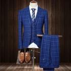APHACATOP OEM Modern New Style Plaid Men's Wedding Suits
