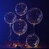 Outdoor Decorations Christmas Wedding Party Led Glowing Light Bobo Balloons