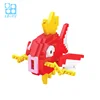 hot sale educational toys mini brick 3D Japanese Pokemon series blocks toys plastic building Nano Concrete Block