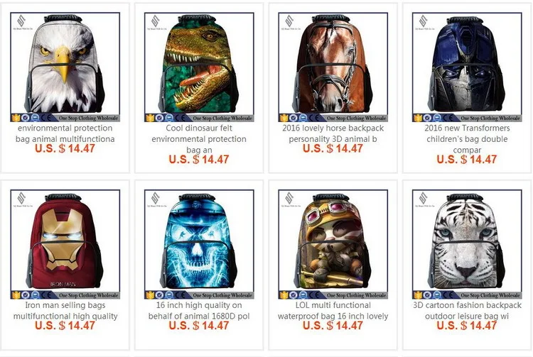 Cute furry monsters University Maori blame shipping bag new burden comfortable cartoon Backpack