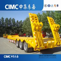 3 Axles 60tons Low Boy And