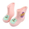 Mini HeLiSha cute animals upper kids snow boots cheap rain shoes stock