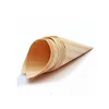 Biodegradable factory price wooden products disposable pine ice cream cup cone boat
