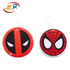 Wholesale OEM classic printing scents paper custom logo aroma car hanging air freshener/freshner