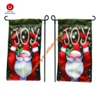 New Style PVC Material Christmas Seasonal Garden Banner Flag Set