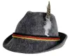 Holiday Oktoberfest Wool Bavarian Alpine Hat german tyrolean hat QHAT-2012