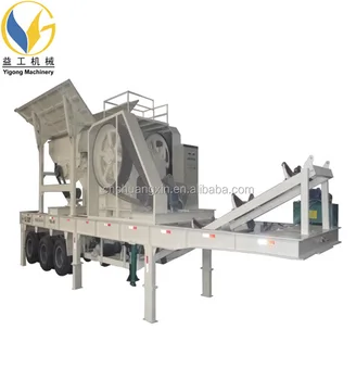 portable plant screening mobile crushing station