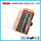 38pcs ratchet screwdriver bits socket tool set 100-38A