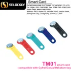 TM1 smart card key compatible with dallas1990 with 304 stainless steel,sensor and read, high security card