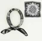 LYY Whosale Spring Summer Fashionable Unisex Silk Scarf Headband Hair Band Hidjab Muslim Hijab Fashion Scarf Arab Hijab