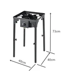 outdoor camping bbq single burner electron ignition gas stove