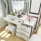 Brand new quality OEM factory wholesale bedroom wooden design dressing tables for girls