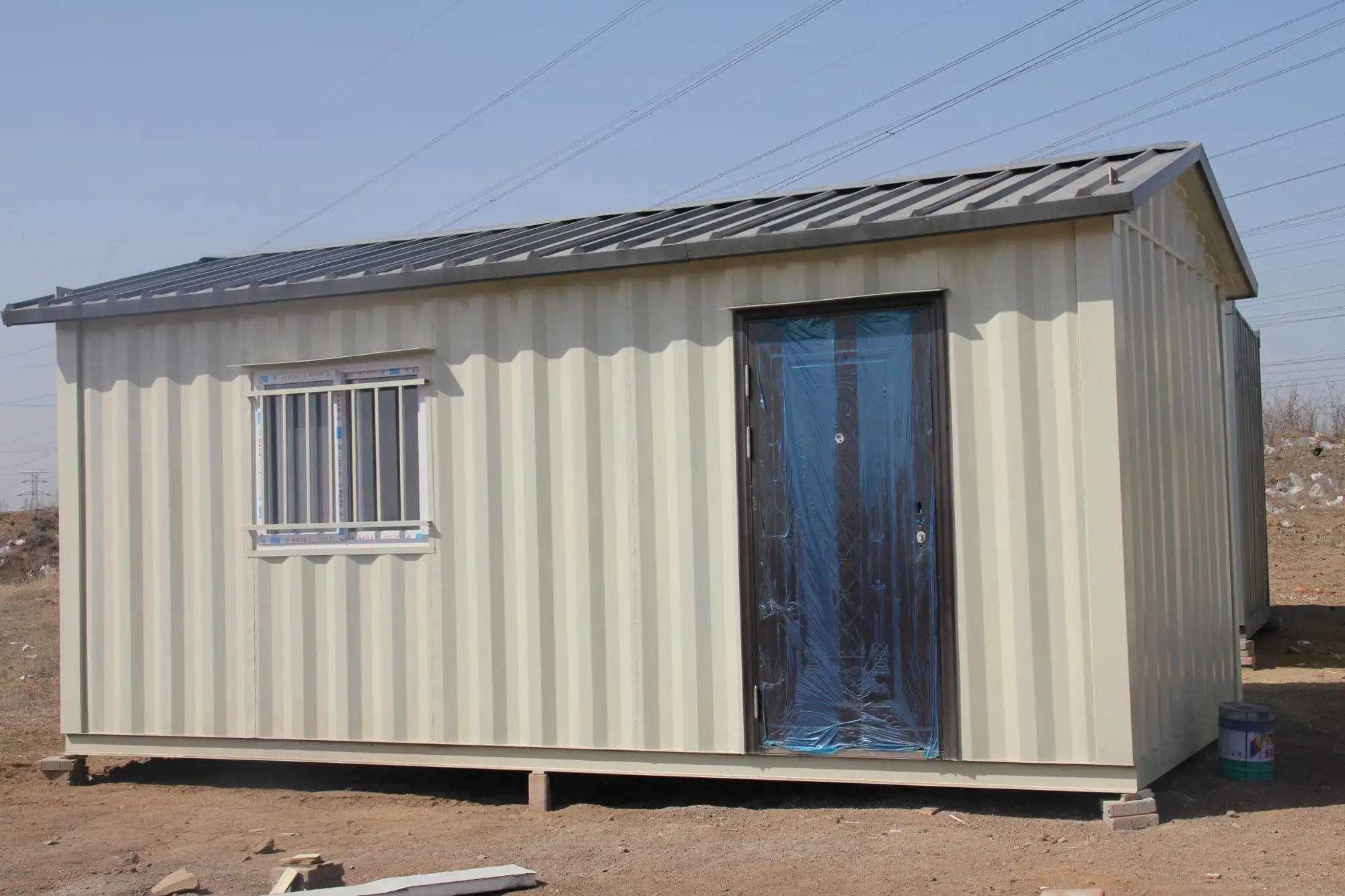 Steel shipping Container House office site