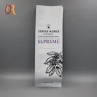 plastic food grade side gusset quad sealed coffee bags 1kg