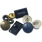 Man Brand Blue Design Zamak Combination Marine Studs Fasteners Square Metal Snap Button For Wallet