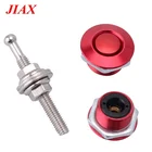 Universal Aluminum 25mm/1.25" Push Button Billet Engine Hoods Pins Lock Clip Kit Engine Bonnets Lock Car Quick Latch