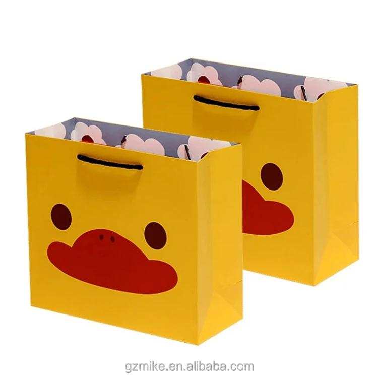 high quality cartoon paper bag