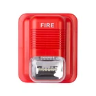 Firm Alarm Security Wired 24V Siren With Strobe Light For Warehouse Factory