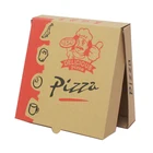 Fast delivery scooter reusable cardboard slice 12 inch pizza box