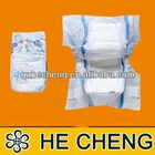 OEM high absorbent cotton pe back sheet film of baby diaper factory in china