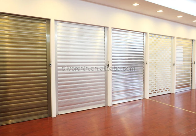 Residential Automatic Roller Shutter Gate Interior Roll Down Steel