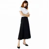 Pleated Ladies Formal Chiffon Maxi Latest Long Skirt Design 2018 Umbrella Wholesale Long Skirts