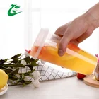 700ml transparent Bubble tea 24oz custom Disposable plastic PP with cup