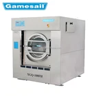 Professional 130kg high spin speed fully automatic industrial washing machine, dryer, flatwork ironer, folder, laundry equipment