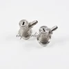 Pair Stainless Steel Ball Lock Disconnects Solid Liquid 1/4 MFL Beer Homebrew Keg Soda Stream Accessories Brewery Equipment