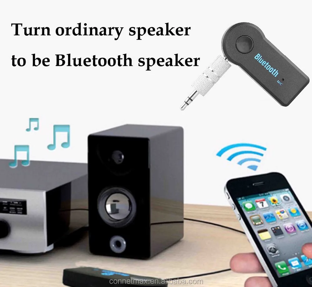 Wireless BT Receiver Speaker Headphone Adapter 3.5MM Audio Stereo Music Receiver Home Hands-free Wireless Plug Universal - ANKUX.COM