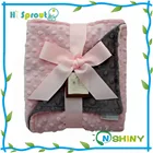 New design super soft plain minky fabric wholesale for Baby Blanket