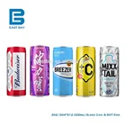Sleek 330ml Aluminum Beverage Can & End North American Brand Chinese Factory Price (FOB 1000sets Price Monthly renewed)