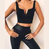 2019 New Sexy Women Bandage Tops Blouse Celebrity Runway Short Top Vest Rayon V-Neck Tank Luxury Evening Party Women Tops