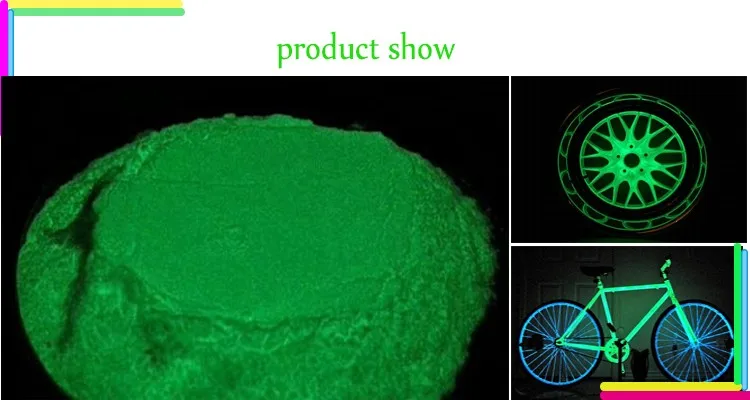 Glow in the Dark Electrostatic Spraying Green Luminous Powder Coatings manufacture