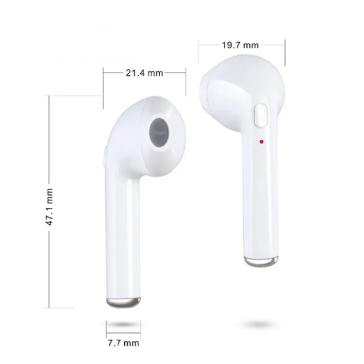 Promotional Sport Mini i7s TWS Headsets True Wireless Stereo Earbuds Twins BT Earphones for iPhone Android - ANKUX.COM