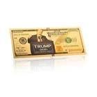 New Sales Gold 999999 US Trump 2020 One MillIon Dollars Color Gold Foil Amecica Banknotes For Souvenir