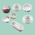 Disposable Colorful Cheese Round Cake Mini Pudding Tiramisu Aluminum Foil Brownie Baking Muffin Cup
