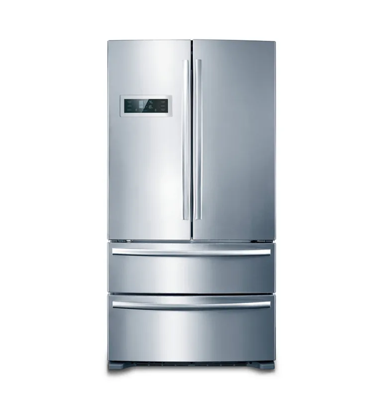 Home Appliance No Frost French Door Side By Side Refrigerator