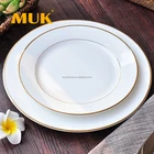 Eurohome oval porcelain plate- guangzhou porcelain dinner plate