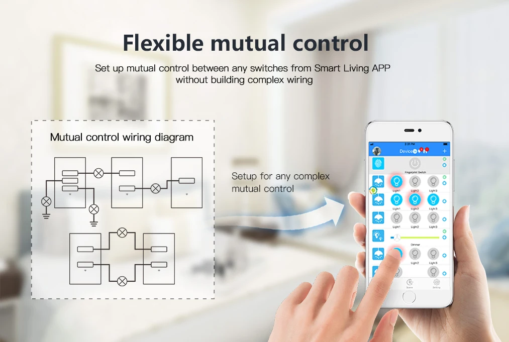 2019 new Lanbon L7 series wifi zigbee smart home switch modern design wall light switch 1 gang 2 gang 3 gang remote control - ANKUX.COM