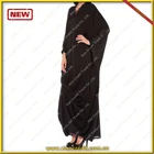 Dubai black Abaya wholesale fashion Muslim burqa designs